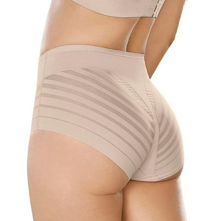 High Rise Briefs Women Seamless Panties High Elastic Panties Tummy Control Shapewear Glossy Underwear Sexy Lingerie M-3XL