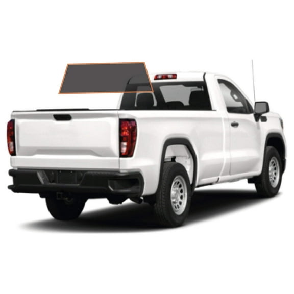 MotoShield Pro Premium Professional 2mil Precut Ceramic Window Tint Film for 2014-2019 GMC Sierra 1500 Standard Cab — (Rear Windshield 25%) + Lifetime Warranty