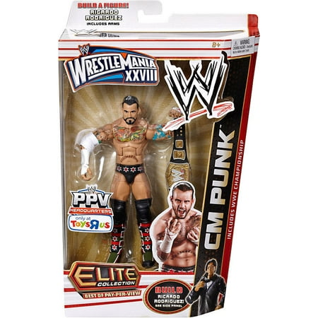 CM Punk Action Figure WWE Championship Elite Best of Pay Per