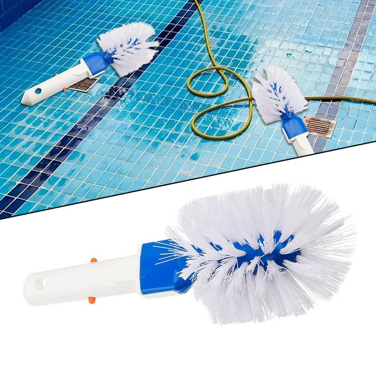 1 Pcs Swimming Pool Corner Brush- Pool Step Cleaning Round Brushes for  Above R9Z3 