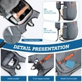 thumbnail image 3 of Mochila de Senderismo BECOJADDE 20L Plegable Ultraligera Gris, 3 of 7