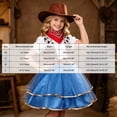 thumbnail image 4 of mgoYE Girls Western Cowgirl Outfits with Kids Halloween Outfit, Dress Up Party Outfit, 4 of 6