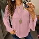 thumbnail image 1 of Ichuanyi liquidación de encaje para mujer costura acampanada camisa de gasa de manga larga hembra ICHUANYI WER2023082210550, 1 of 4