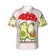 thumbnail image 1 of Fotbe Avocado Lovers Wearing Umbrella Camisa Hawaiana para Hombre Unisex – Camisa Casual de Verano con Botones de Manga Corta de Algodón y Lino,XX-Large, 1 of 7