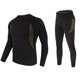 thumbnail image 1 of Guardurnaity Conjunto de ropa interior térmica para hombre y mujer, para correr, trotar, hacer ejercicio, hacer ejercicio, camisetas de manga larga, Ropa interior Negro XXL Guardurnaity AP013375-05, 1 of 6