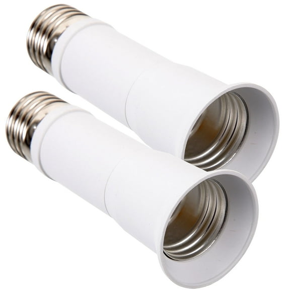 Koolleo 2pcs Bulb Socket Extender Telescopic Light Bulb Extension Socket E27 Socket