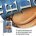 thumbnail image 3 of SM-XLHN Welcome Fall Blue Pumpkin Small Decorative Garden Flag, Autumn Plaid Check Sunflower Yard Lawn Outside Decor, Thanksgiving Seasonal Burlap Outdoor Home Decoration Double Sided 12 x 18, 3 of 6