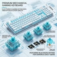 thumbnail image 4 of Teclado HP GK400F con cable USB, 104 teclas, switch marrón, 4 of 9