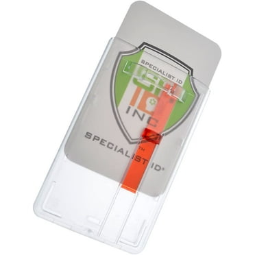 Vertical Half Card Badge Holder for Smart Chip (INSERT) PIV Common ...