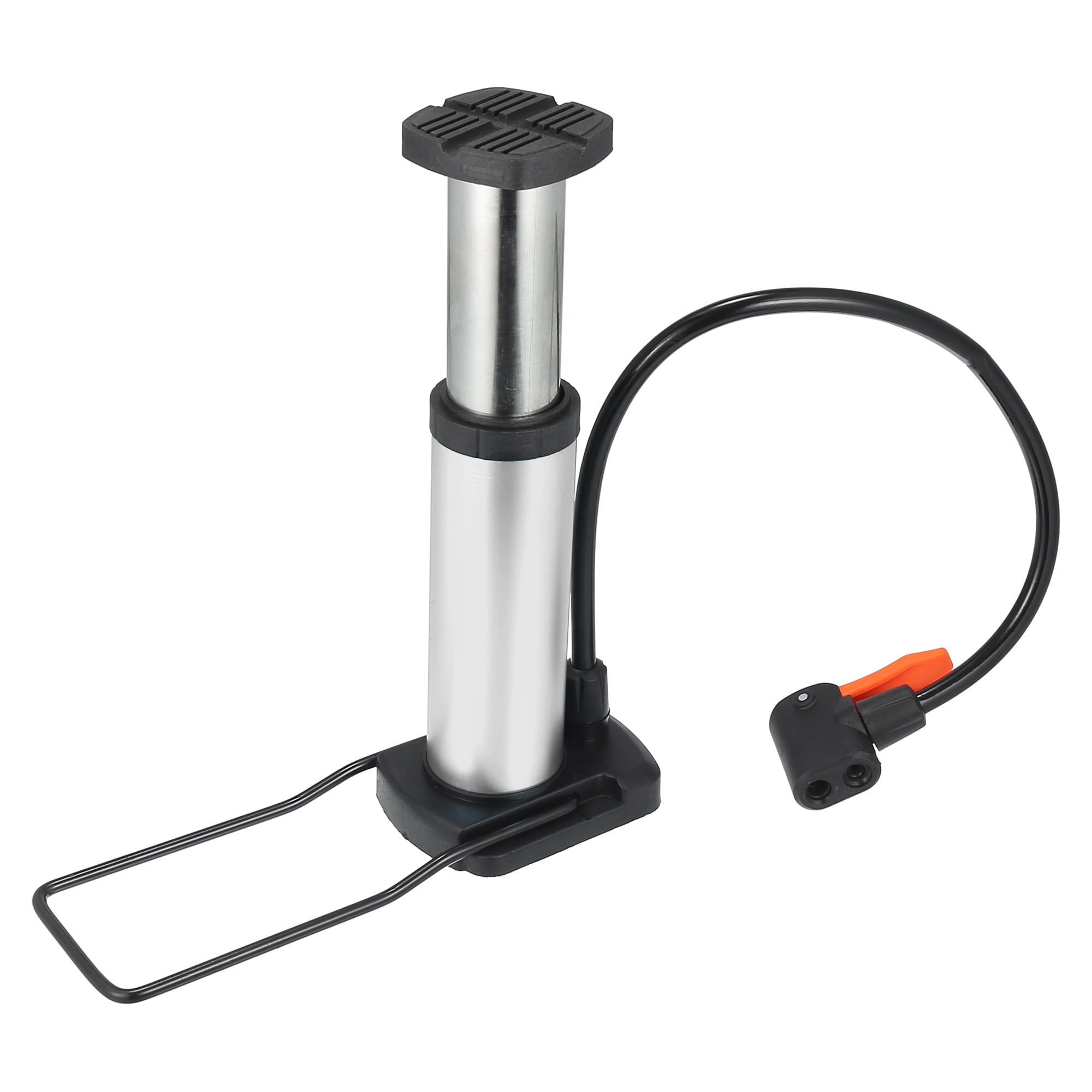 Motoforti Bicycles Floor Pump 9.45' Aluminum Alloy Silver Tone