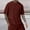 Wine(New), variant on PNTUTB Short Sleeved Shirts for Men Solid Color Casual Comfortable Round Neck Pullover Tops