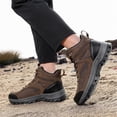 thumbnail image 4 of YOURDIARY Mens Hiking Boots Waterproof Non-Slip Outdoor Trekking Shoes Lightweight Durable Trail Camping Mountaineering Boots, 4 of 6