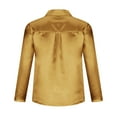 thumbnail image 7 of tarylea Business Casual Tops for Women Lapel Satin Plus Size Shirts Button down Loose Tops with Pocket Work Office Tops, 7 of 7
