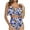 Dark Blue, variant on Womens One Piece Swimsuits Plus Size, Tummy Control Swimwear Strapless One Piece Swimsuit Ruched Bathing Suits for Women Slimming Bandeau Tube Top Bikini
