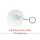 thumbnail image 5 of Llavero Flexible Matsuzay Fuzzy Ball 7 cm Blanco, 5 of 6