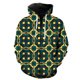 thumbnail image 1 of Sudadera con capucha y cremallera para hombre, estilo étnico exótico retro, estilo hip hop, genial, de gran tamaño, con estampado 3D, chaquetas de manga larga, 1 of 6
