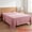 Pink 63"x91", variant on Unique Bargains Double Gauze Bed Sheet Flat Sheet Wrinkle Textured Bedding Yellow 63"x91"
