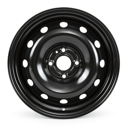 YeulionCraft 15 x 6 Inch Wheels Rims for Honda Fit 2015-2022, 15" Black Replacement Wheels