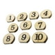 thumbnail image 1 of 10 Piezas de Placa de Número de Mesa de Madera, de Asiento Digital para Hoteles, Cafeterías, Mesa Colco signos de stand de número, 1 of 8