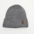 thumbnail image 3 of Hats for Women Mens Hats Winter Men And Women Padded And Thickened Warm Hat Outdoor Letters Knitted Hat Fall And Winter Riding Neck Warm Wool Hat, 3 of 5