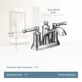 thumbnail image 2 of Dartmoor Two-Handle High Arc Bathroom Faucet CP, 2 of 7