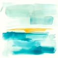thumbnail image 2 of Goldberger, Jennifer 26x26 White Modern Wood Framed Museum Art Print Titled - Liquid Horizon IV, 2 of 4
