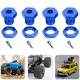 thumbnail image 4 of Hex Adapter Hub Accessory 5mm 0.2in Aluminum Alloy Tire Combiner Coupler Fit For  EREVO 1/10 CarDark Blue, 4 of 8