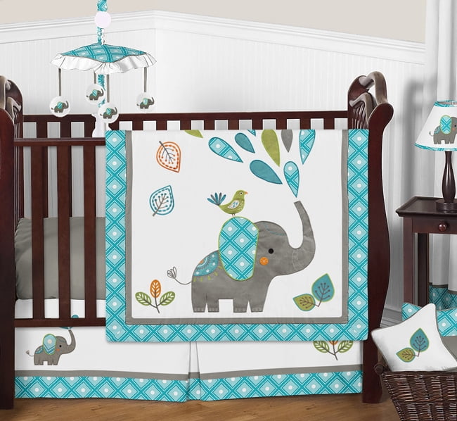 elephant crib bedding walmart