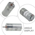 thumbnail image 4 of JGA25-370 12V Geared Motor DC Motor Electric Gear Motor High Torque, 4 of 7