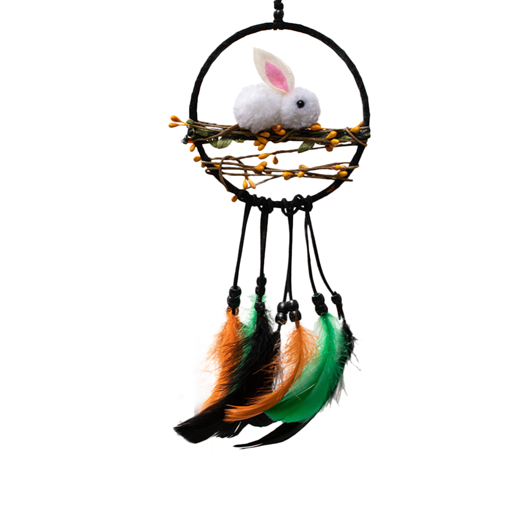 Rabbit Feather Pendant Dream Catcher Diy Material Pack New And Creative