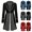 Red, variant on Women's Velvet Blazer Jacket Classic Notched Collar Single Button Tailcoat Jacket Fashion Color Block Long Sleeve Blazer for Women Halloween Costume Stage Performance Outerwear S