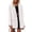 White, variant on Women’s Long Sleeve Double Breasted Blazer Jacket with Notched Lapel and Pockets for Office Casual Wear Black L