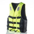 thumbnail image 3 of Camo Life Jacket with Adjustable Straps for Hunting Fishing Outdoor Sports and Water Safety Yellow M, 3 of 6