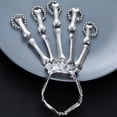 thumbnail image 3 of Pulseras De Dedo De Esqueleto Punk Gótico, Pulseras De Mano De Hueso De Esqueleto Unisex, Regalo De Cosplay De Halloween Guardurnaity AP005890-00, 3 of 6