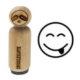 thumbnail image 1 of Tongue Out Face Emoticon Rubber Stamp for Scrapbooking Crafting Stamping - Mini 1/2 Inch, 1 of 7