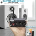 thumbnail image 2 of Pyle PDA22BT Compact Powerful Home Audio Amplifier Receiver Mini with Bluetooth 5.0 2 x 100 Watt, 2 of 7