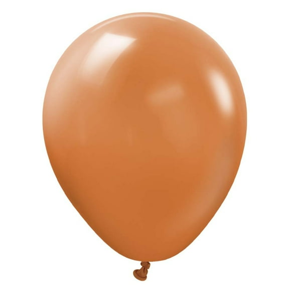 5 inch Kalisan Standard Caramel Brown Latex Balloons (100 Pack) - Party Supplies Decorations