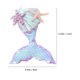 thumbnail image 2 of 10pcs Sequins Mermaid Tail Cupcake Toppers Girls Birthday Cake Decorations, 2 of 4