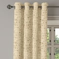 thumbnail image 3 of Ambesonne Egyptian Grommet Curtain, Dated Hieroglyphics, 50" x 63", Tan Brown, 3 of 6