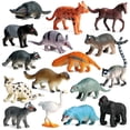 thumbnail image 1 of 16 Pcs Figurines d'Animaux Koala Raccoon Orangutan Cheval Lemur Jouet Collectionneur Cadeau Adolescent Simulation Modèles Éducatifs-HAPDEN, 1 of 5