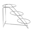 thumbnail image 2 of HUBERT 3-Tier Wire Bowl Holder - Chrome, 2 of 7
