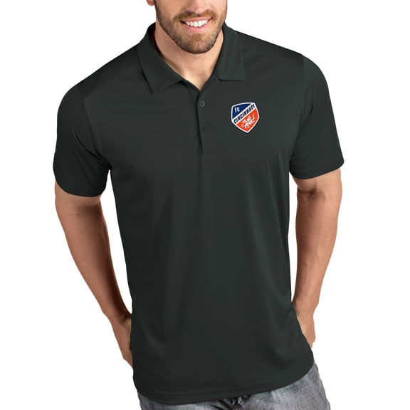 FC Cincinnati Antigua Tribute Polo - Heather Gray