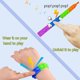 thumbnail image 5 of 300 Piezas Pop Pulsera Fidget Juguete Usable Fidget Pulseras Push Poping Bubble Juguetes Sensoriales Alivio Del Estrés Dedo Prensa Pulsera De Silicona Para Niños Y Adultos Tdah Add Autismo Ansiedad, 5 of 5