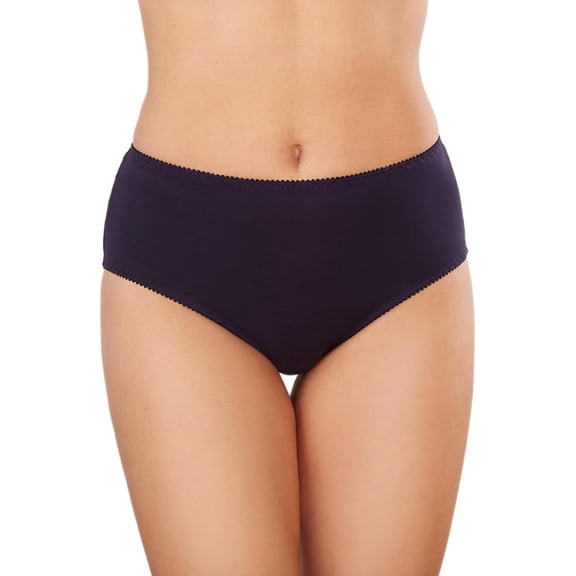 Victoria Bella MILAVITSA-430060 Classic women's Panties, SLIP, High waistline, Aveline collection, Night Shadow, Size M