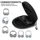 thumbnail image 1 of Auriculares bluetooth en el oído, auriculares inalámbricos con micrófono en modo de reproducción larga y música, auriculares ligeros plegables en estéreo HiFi, 1 of 9
