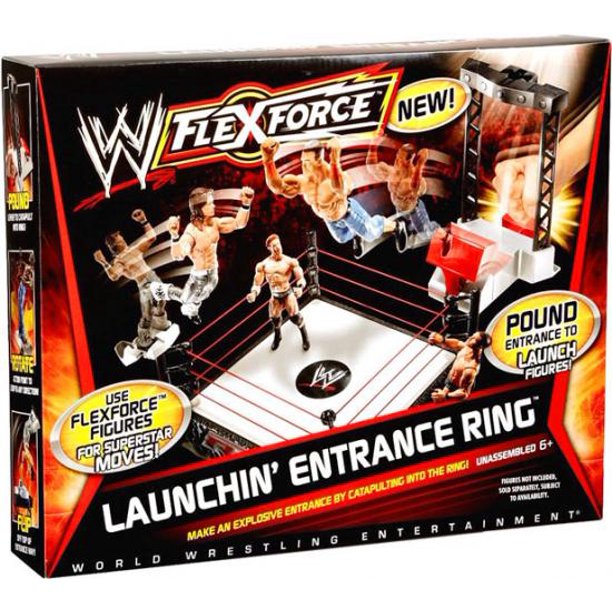 Wwe Wrestling Flexforce Launchin Entrance Ring Action Figure Playset Walmart Com