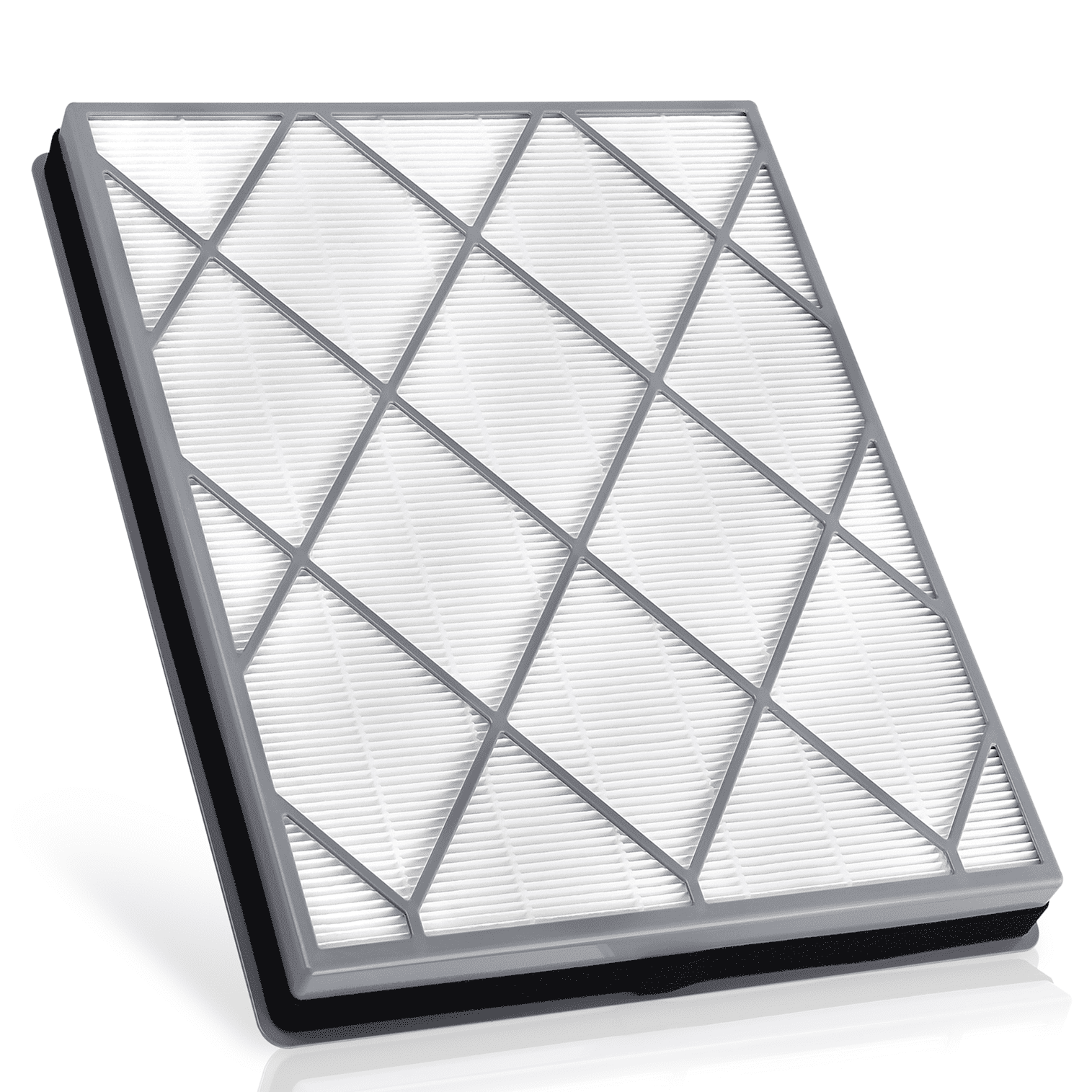 1 pack HE402 Replacement Filter for Shark 4 Fan Air Purifier, Compatible with Shark HE402 HE401 HE4FKPET HEPA Filters, Grey