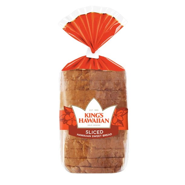 King's Hawaiian Original Sliced Hawaiian Sweet Bread, Sliced Bread, 13. ...