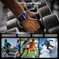 thumbnail image 5 of FPZMIU 1.83" Display Smart Watch, High-Definition Fitness Watch with Always-On Touchscreen for Men Women, Blue, 5 of 8