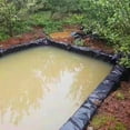 thumbnail image 5 of INTSUPERMAI 20'*10' Pond Liner Flexible Water Garden Fish Pond Skins Black HDPE, 5 of 8